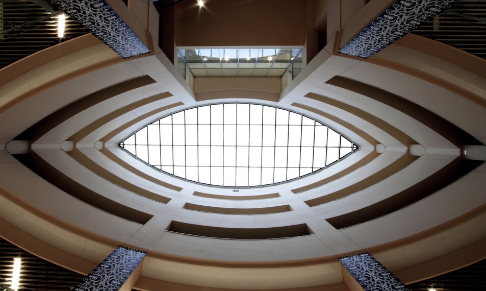 BriseSoleil 100 Solar Shadings and ConceptWall 50 Aluminium Façades - Office building Arkady Wrocławskie located in Wrocław, Poland