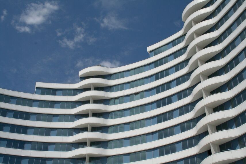 ConceptSystem 77 Aluminium Doors and ConceptSystem 77 Aluminium Windows - Apartmentcomplex White Sails located in Odessa, Ukraine