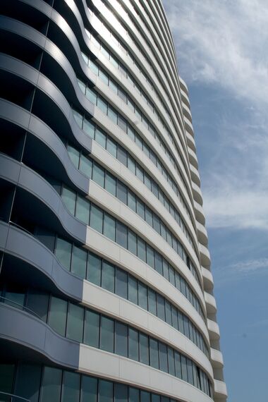 ConceptSystem 77 Aluminium Doors and ConceptSystem 77 Aluminium Windows - Apartmentcomplex White Sails located in Odessa, Ukraine