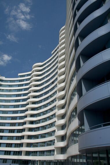 ConceptSystem 77 Aluminium Doors and ConceptSystem 77 Aluminium Windows - Apartmentcomplex White Sails located in Odessa, Ukraine