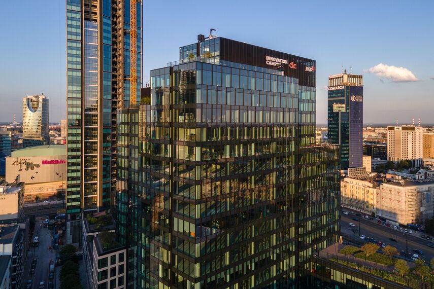 ConceptWall 50 Aluminium Façades, MasterLine 8 Aluminium Windows, CW 50-HI Aluminium Façades, CW 50-SC Aluminium Façades, MasterLine 8 Standard Aluminium Windows and MasterLine 8 Aluminium Windows - Varso 1 & 2 located in Warsaw, Poland