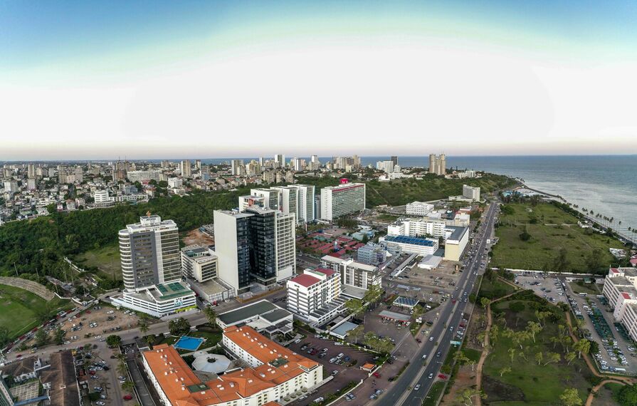 ConceptWall 50 Aluminium Façades - Energy Towers located in Maputo, Moçambique
