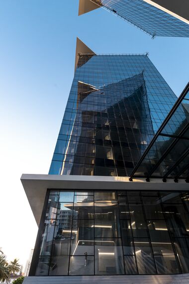 ConceptWall 50 Aluminium Façades - Energy Towers located in Maputo, Moçambique