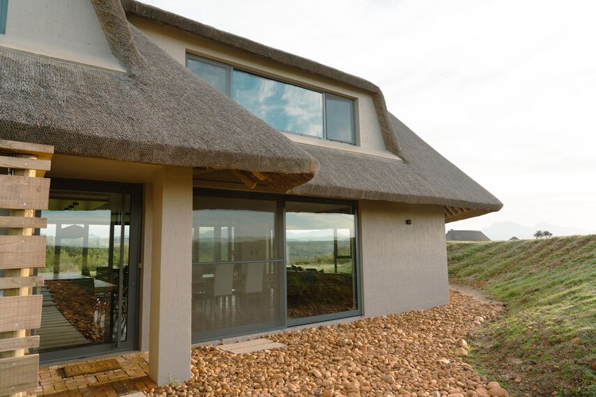 ConceptFolding 77 Aluminium Sliding & Folding Doors, MasterPatio Aluminium Sliding & Folding Doors, MasterLine 8 Aluminium Windows, Mosquito Complementary Systems, MasterLine 8 Aluminium Doors and MasterLine 8 Pivot Door Aluminium Doors - Bush House located in Herbertsdale, South-Africa