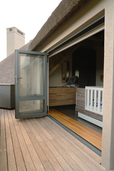 ConceptFolding 77 Aluminium Sliding & Folding Doors, MasterPatio Aluminium Sliding & Folding Doors, MasterLine 8 Aluminium Windows, Mosquito Complementary Systems, MasterLine 8 Aluminium Doors and MasterLine 8 Pivot Door Aluminium Doors - Bush House located in Herbertsdale, South-Africa