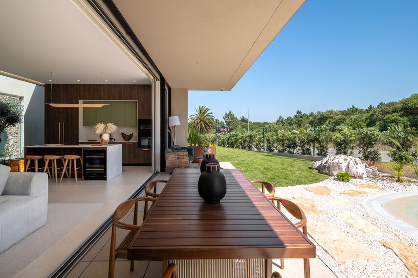 SlimPatio 68 Aluminium Sliding & Folding Doors and MasterLine 8 Aluminium Windows - Lagoon Village located in Óbidos, Portugal
