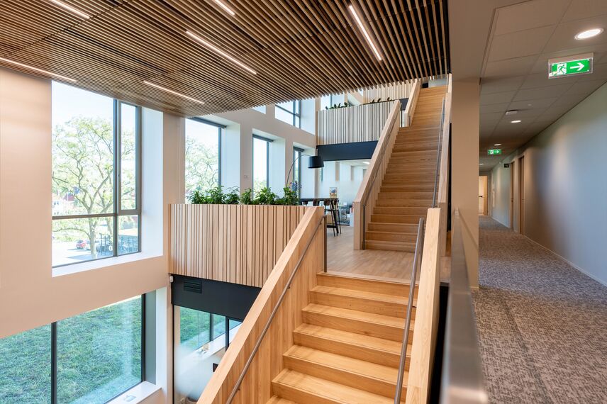 SlimLine 38 Aluminium Windows, MasterLine 8 Aluminium Windows, HiFinity Aluminium Sliding & Folding Doors, SlimLine 38 Cubic Aluminium Windows and MasterLine 8 Ventilation Vent Aluminium Windows - GGD Gelderland-Zuid located in Nijmegen, The Netherlands