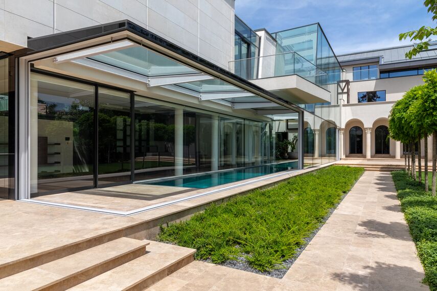 HiFinity Aluminium Sliding & Folding Doors - Villa JCV located in Bucharest, Romania