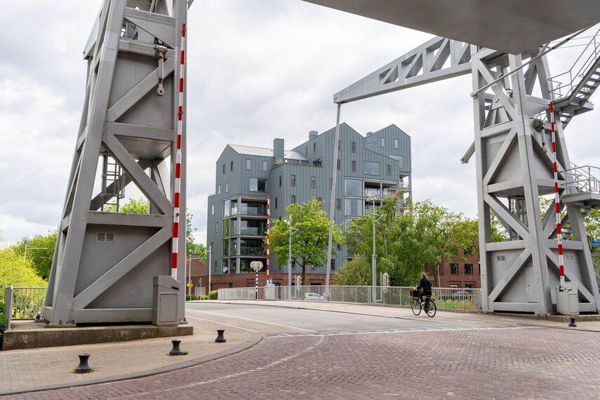 SlimLine 38 Aluminium Windows, ConceptPatio 130 Aluminium Sliding & Folding Doors and ConceptPatio 155 Aluminium Sliding & Folding Doors - Wolstad Piushaven located in Tilburg, The Netherlands