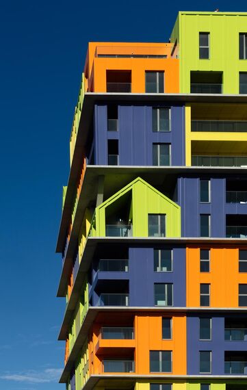 MasterLine 8 Aluminium Windows, MasterLine 8 Aluminium Doors, ConceptWall 50 Aluminium Façades and MasterPatio Aluminium Sliding & Folding Doors - Hoost located in Knokke-Heist, Belgium
