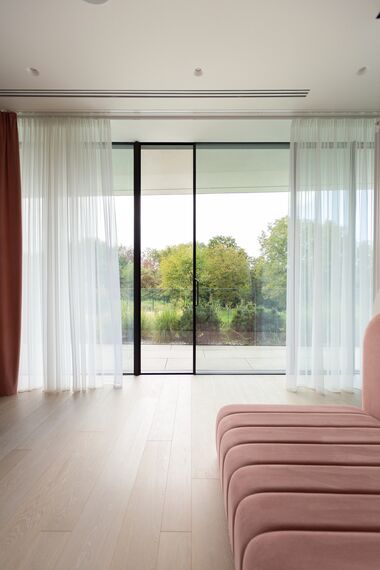 HiFinity Aluminium Sliding & Folding Doors, MasterLine 8 HI Aluminium Windows and CW 50 Attic Window Aluminium Façades - Private Residence Chernivtsi located in Chernivtsi, Ukraine