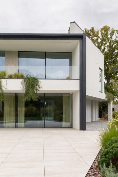 HiFinity Aluminium Sliding & Folding Doors, MasterLine 8 HI Aluminium Windows and CW 50 Attic Window Aluminium Façades - Private Residence Chernivtsi located in Chernivtsi, Ukraine