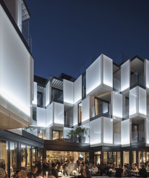 ConceptSystem 68 Aluminium Windows, ConceptFolding 77 Aluminium Sliding & Folding Doors and CS 77 Fire Proof Aluminium Doors - Hotel Sir Joan located in Ibiza, Spain