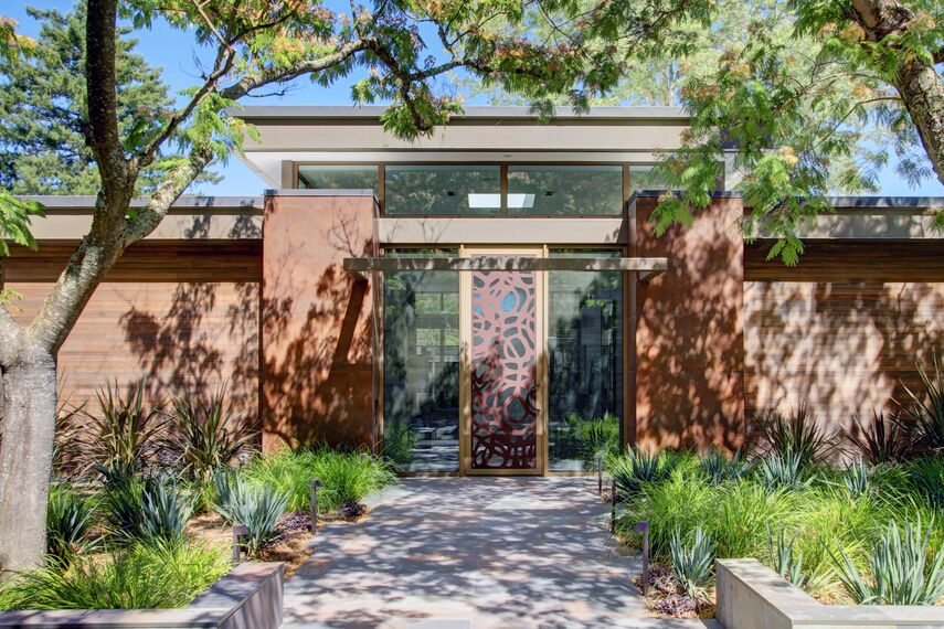 ConceptSystem 68 Aluminium Windows, ConceptFolding 77 Aluminium Sliding & Folding Doors and ConceptSystem 68 Aluminium Doors - Villa Modern Prairie House located in Sonoma Wine Country, United States of America