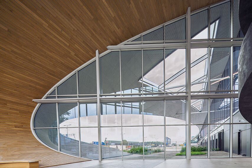 ConceptFolding 77 Aluminium Sliding & Folding Doors and ConceptWall 50 Aluminium Façades - DC New Logic III located in Tilburg, The Netherlands