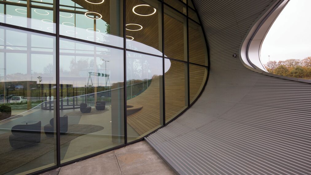 ConceptFolding 77 Aluminium Sliding & Folding Doors and ConceptWall 50 Aluminium Façades - DC New Logic III located in Tilburg, The Netherlands