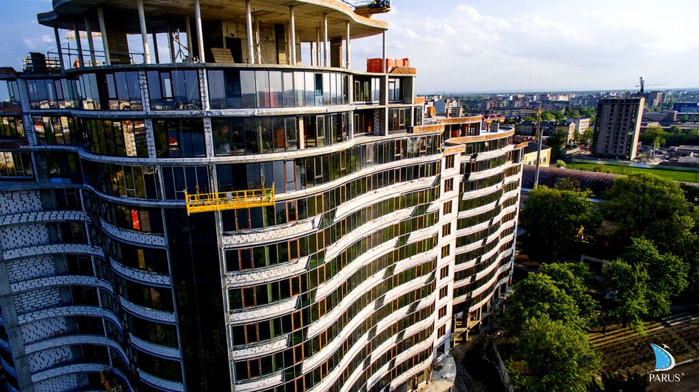 MasterLine 8-HI Aluminium Doors and CW 50-HI Aluminium Façades - Parus located in Ivano-Frankivsk, Ukraine