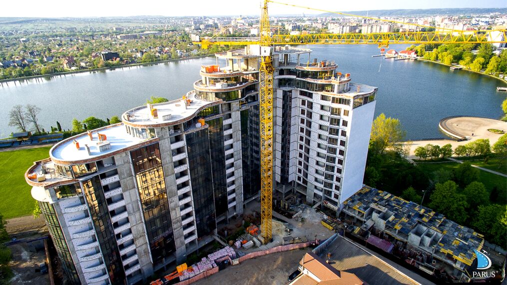 MasterLine 8-HI Aluminium Doors and CW 50-HI Aluminium Façades - Parus located in Ivano-Frankivsk, Ukraine