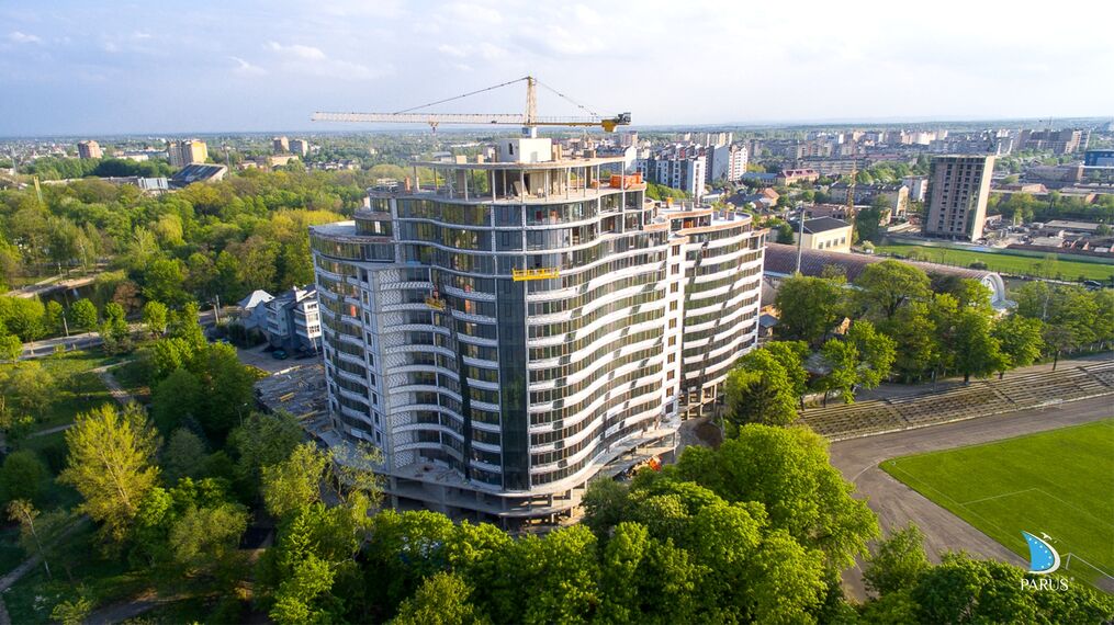 MasterLine 8-HI Aluminium Doors and CW 50-HI Aluminium Façades - Parus located in Ivano-Frankivsk, Ukraine