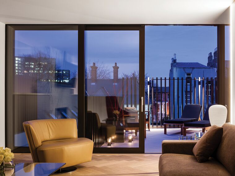 ConceptSystem 77 Aluminium Doors and CS 77 Fire Proof Aluminium Doors - Percy Lane located in Dublin, Ireland