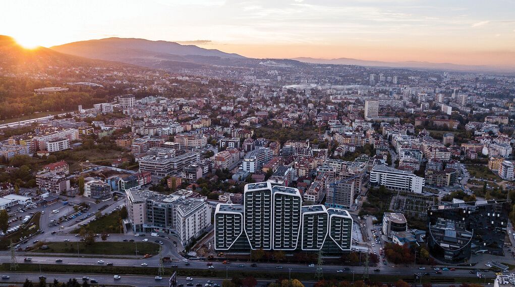 ConceptWall 50 Aluminium Façades and ConceptSystem 77 Aluminium Windows - Apartmentcomplex A3 Advanced Architecture Apartments located in Sofia, Bulgaria