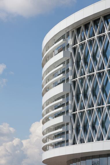 ConceptSystem 77 Aluminium Windows and ConceptWall 50 Aluminium Façades - Office building Barco One Campus located in Kortrijk, Belgium