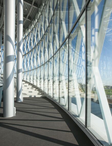 ConceptSystem 77 Aluminium Windows and ConceptWall 50 Aluminium Façades - Office building Barco One Campus located in Kortrijk, Belgium