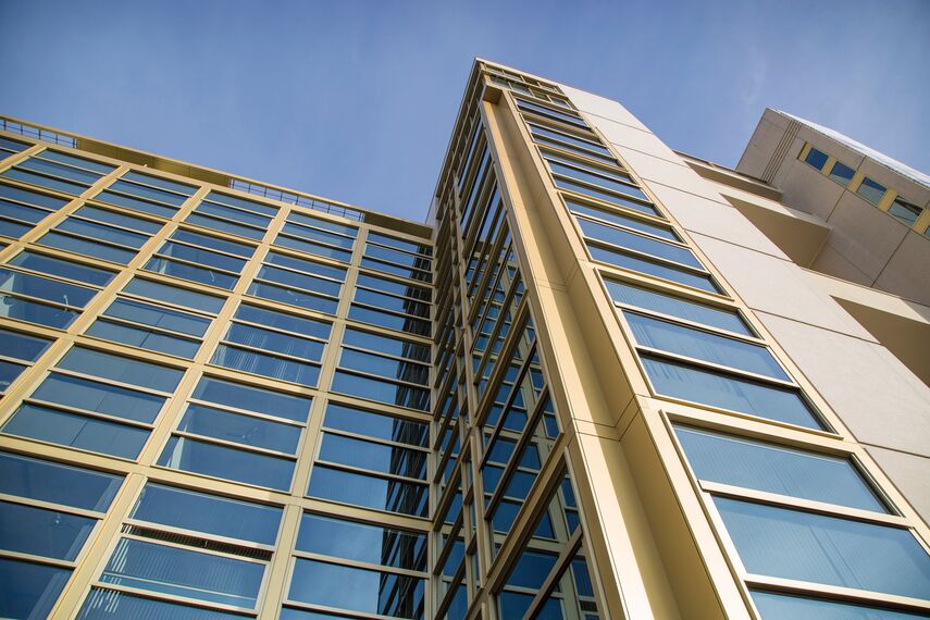 ConceptSystem 77 Aluminium Doors, ConceptFolding 77 Aluminium Sliding & Folding Doors and ConceptWall 50 Aluminium Façades - Philips Light Tower Lofts located in Eindhoven, The Netherlands