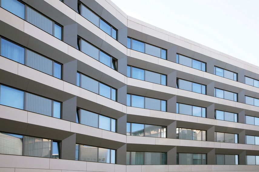 ConceptSystem 77 Aluminium Windows and CW 50-HI Aluminium Façades - Hotel/Holiday complex Novotel Luxemburg located inLuxembourg