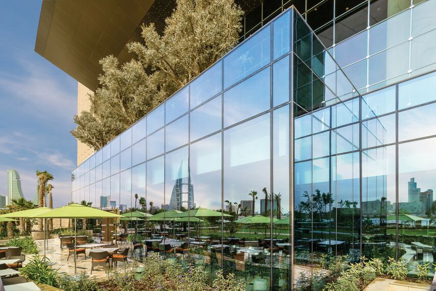 CP 96 Aluminium Sliding & Folding Doors and CS 77 Fire Proof Aluminium Doors - Four Seasons Hotel located in Manama, Bahrain