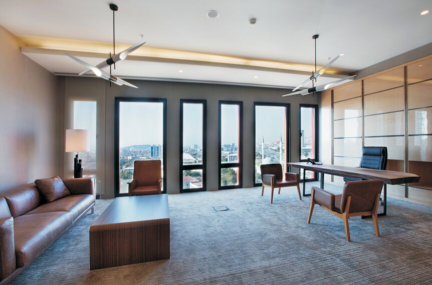 CS 86-HI (c) Cancelled Systems and CW 50-SC Aluminium Façades - Business center Lapishan located in Istanbul, Turkey