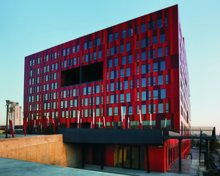 CW 50-SC Aluminium Façades - Business center Lapishan located in Istanbul, Turkey