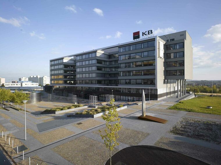 ConceptWall 50 Aluminium Façades - Západní mêsto (city west) Office Building located in Prague, Czech Republic