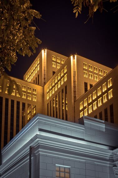 ConceptWall 50 Aluminium Façades - Community centre Menorah Jewish Multifunctional Centre located in Dnepropetrovsk, Ukraine