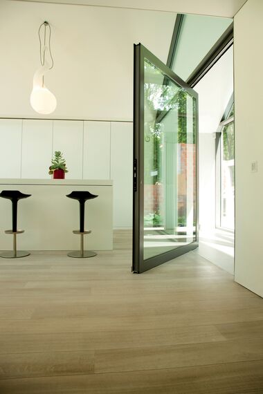 ConceptSystem 77 Aluminium Windows, ConceptSystem 77 Aluminium Doors, ConceptWall 50 Aluminium Façades, CS 86-HI (c) Cancelled Systems and CP 50 Aluminium Sliding & Folding Doors - Van Acker Sissau villa located in Loppem, Belgium