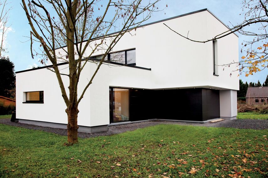 ConceptPatio 130 Aluminium Sliding & Folding Doors - Villa Passive House located in Ath, Belgium