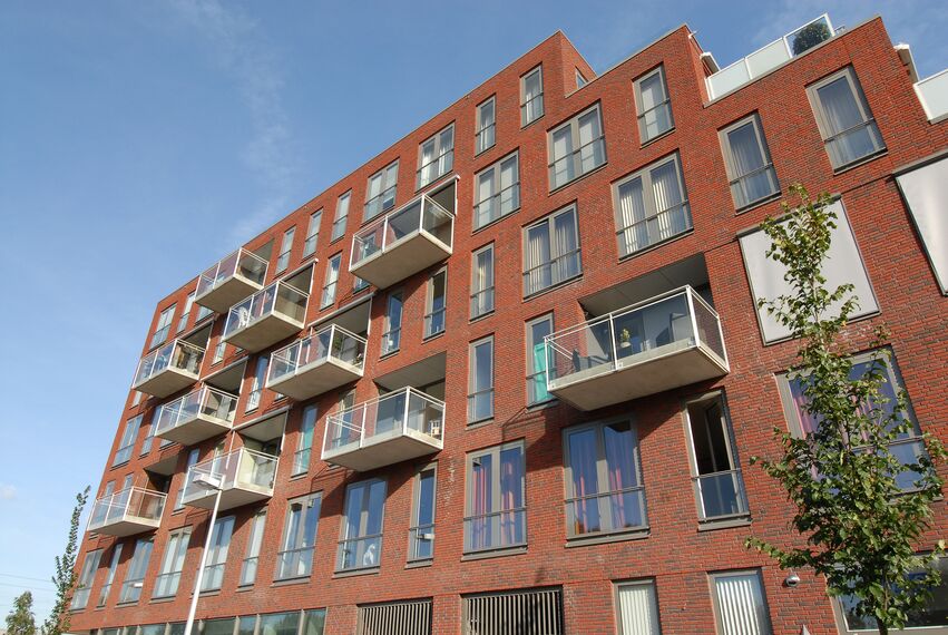 ConceptWall 50 Aluminium Façades - Apartmentcomplex Balans located in Utrecht, The Netherlands