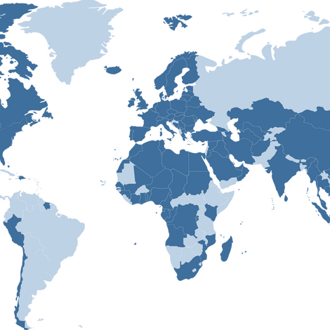 Reynaers international presence map