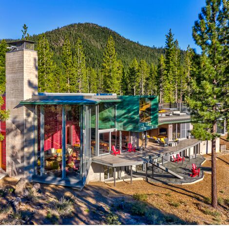 SlimLine 38 Aluminium Windows, SlimLine 38 Aluminium Doors, ConceptWall 50 Aluminium Façades and Mosquito Complementary Systems - Martis Camp located in Truckee, CA, United States of America