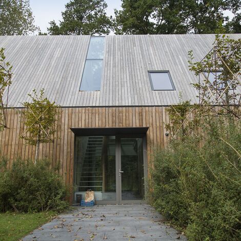 CS 86-HI (c) Cancelled Systems, ConceptWall 50 Aluminium Façades and HiFinity Aluminium Sliding & Folding Doors - Villa Forest villa Voorschoten located in Voorschoten, The Netherlands