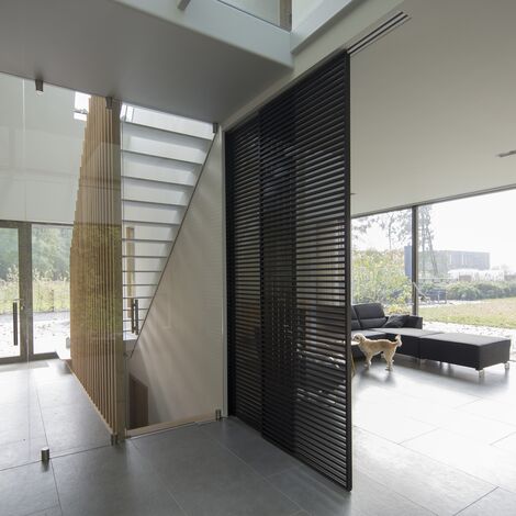 CS 86-HI (c) Cancelled Systems, ConceptWall 50 Aluminium Façades and HiFinity Aluminium Sliding & Folding Doors - Villa Forest villa Voorschoten located in Voorschoten, The Netherlands