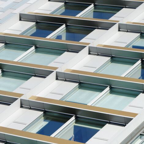 ConceptWall 50 Aluminium Façades, ConceptSystem 68 Aluminium Windows, Vision 50 Aluminium Doors and ConceptWall 60 Aluminium Façades - Student Accomodation located in Manchester, United Kingdom