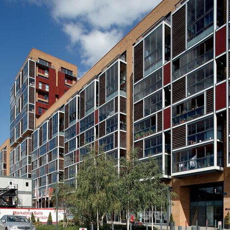 ConceptWall 50 Aluminium Façades and CS 86-HI (c) Cancelled Systems - Dalston Lane located in London, United Kingdom