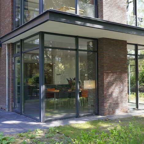 SlimLine 38 Aluminium Windows and SlimLine 38 Aluminium Doors - Villa Trompenberg located in Hilversum, The Netherlands