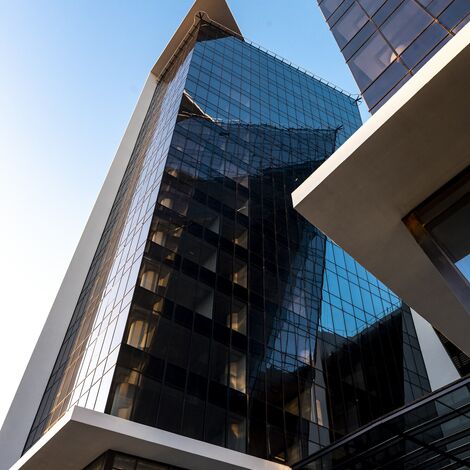 ConceptWall 50 Aluminium Façades - Energy Towers located in Maputo, Moçambique