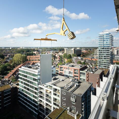 CS 77 Standard Aluminium Doors and CS 77 Aluminium Doors - Groene Toren Eindhoven located in Eindhoven, The Netherlands