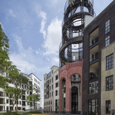 SlimLine 38 Aluminium Windows and ConceptWall 50 Aluminium Façades - Maankwartier located in Heerlen, The Netherlands