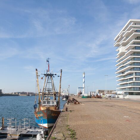 ConceptSystem 77 Aluminium Windows and ConceptWall 50 Aluminium Façades - Apartmentcomplex Baelskaai 12 (Oosteroever) located in Oostende, Belgium