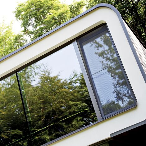 ConceptSystem 77 Aluminium Windows, ConceptSystem 77 Aluminium Doors, ConceptWall 50 Aluminium Façades, CS 86-HI (c) Cancelled Systems and CP 50 Aluminium Sliding & Folding Doors - Van Acker Sissau villa located in Loppem, Belgium