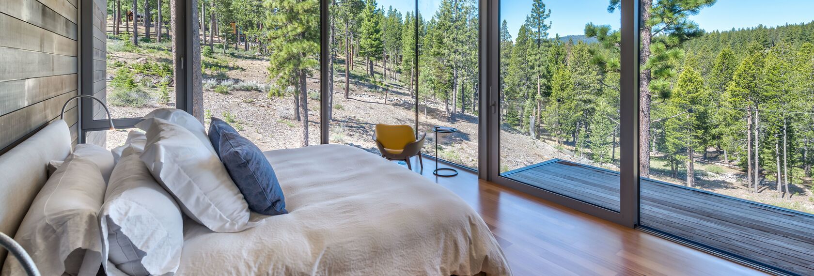 SlimLine 38 Aluminium Windows, SlimLine 38 Aluminium Doors, ConceptWall 50 Aluminium Façades and Mosquito Complementary Systems - Martis Camp located in Truckee, CA, United States of America